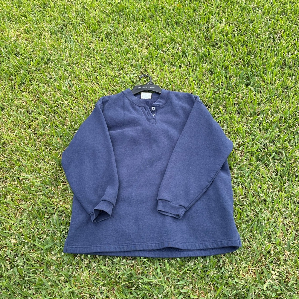 Navy Blue Men's Sweater